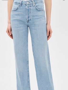 Citizens of Humanity Annina High-Rise Light Blue Wide-Leg Women’s Jeans